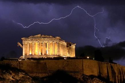 Greece at the eye of the storm